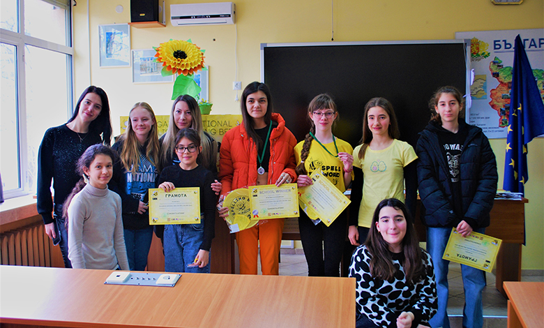 Училищен кръг на състезанието по правопис на английски език Spelling Bee 2023